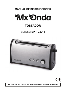 Handleiding MX Onda MX-TC2215 Broodrooster