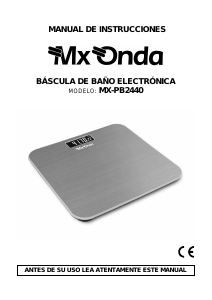 Mode d’emploi MX Onda MX-PB2440 Pèse-personne