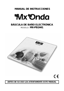 Mode d’emploi MX Onda MX-PB2441 Pèse-personne