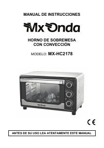 Manual MX Onda MX-HC2178 Forno