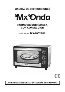 Bedienungsanleitung MX Onda MX-HC2181 Backofen