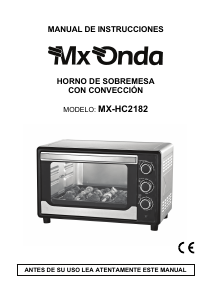 Manual de uso MX Onda MX-HC2182 Horno