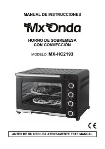 Manual de uso MX Onda MX-HC2193 Horno
