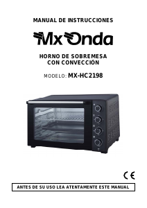 Bedienungsanleitung MX Onda MX-HC2198 Backofen