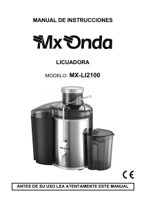 Manuale MX Onda MX-LI2100 Centrifuga