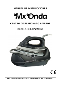 Manual de uso MX Onda MX-CPV2036C Plancha