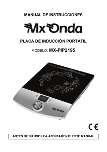 Handleiding MX Onda MX-PIP2195 Kookplaat