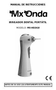 Manual MX Onda MX-HD2410 Flosser