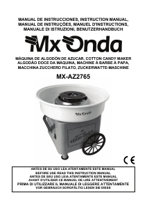 Handleiding MX Onda MX-AZ2765 Suikerspinmachine