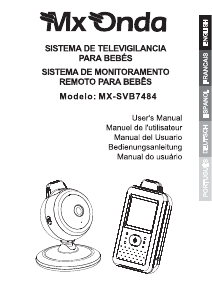 Manual MX Onda MX-SVB7484 Monitor de bebê