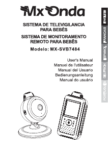 Bedienungsanleitung MX Onda MX-SVB7484 Babyphone