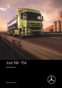 Bedienungsanleitung Mercedes-Benz Axor 940 (2017) Lastwagen