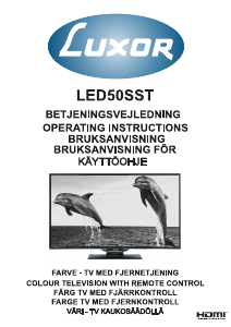 Käyttöohje Luxor LED50SST LED-televisio