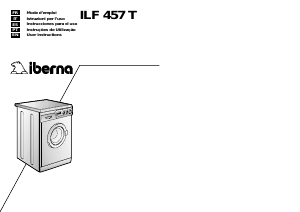 Manual Iberna ILF 457 IT Máquina de lavar roupa