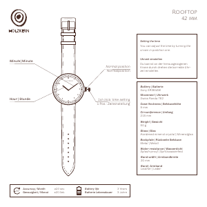 Handleiding Holzkern Aer Horloge