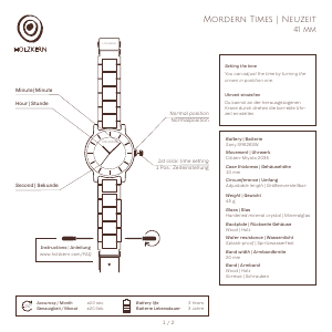 Manual Holzkern Alexander Watch