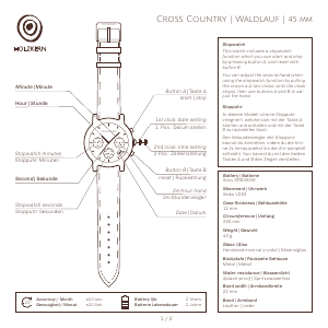 Manual Holzkern Lichtung Watch