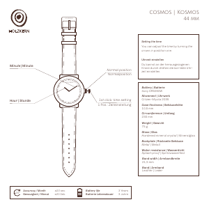 Manual Holzkern Mars Watch