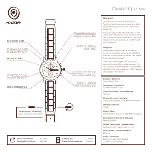 Handleiding Holzkern Parzival Horloge