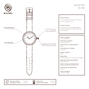 Handleiding Holzkern Pergola Horloge