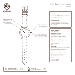 Manual Holzkern Richmond Watch