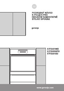 Manuál Gorenje EIT5351XD Sporák