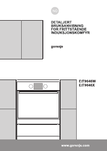 Bruksanvisning Gorenje EIT9646W Komfyr