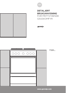 Bruksanvisning Gorenje G6110WJ Komfyr