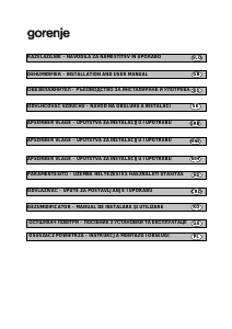 Manual Gorenje D16M Dezumidificator