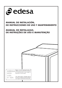 Manual de uso Edesa 2LT-86 Lavadora