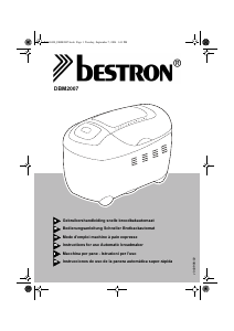 Mode d’emploi Bestron DBM2007 Machine à pain