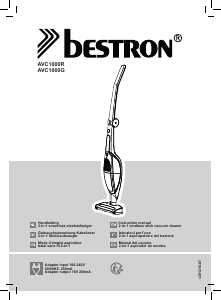 Manual Bestron AVC1000R Vacuum Cleaner