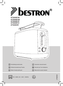 Manual Bestron ATS300EVB Toaster