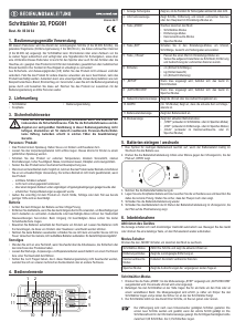 Mode d’emploi Conrad PDG001 Podomètre