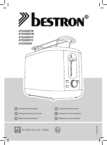 Manual Bestron ATS300HR Toaster