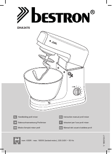 Manual de uso Bestron DHA3470 Batidora de pie
