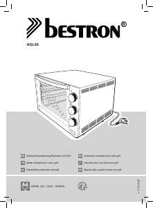 Manual Bestron AGL40 Oven