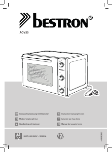 Bedienungsanleitung Bestron AOV20 Backofen