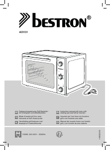 Manuale Bestron AOV31 Forno