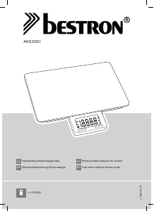 Handleiding Bestron AKS300C Keukenweegschaal