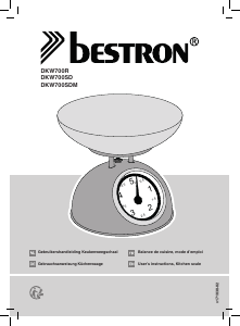 Bedienungsanleitung Bestron DKW700R Küchenwaage