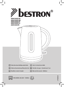 Manual Bestron AWK300EVB Kettle