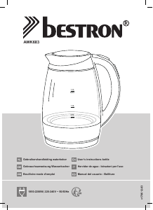 Manual Bestron AWK683 Kettle