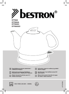 Manual Bestron DTP800SD Kettle