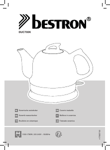 Manual Bestron DUC700K Kettle