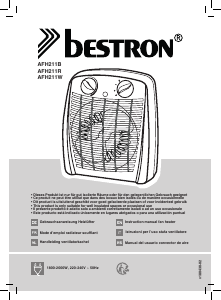 Manual Bestron AFH211B Heater