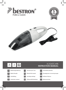 Manual Bestron ALX260CARB Handheld Vacuum