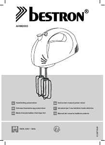 Manual de uso Bestron AHM2003 Batidora de varillas