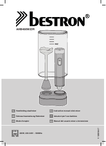 Mode d’emploi Bestron AHB400W Mixeur plongeant