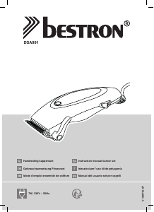 Manual Bestron DSA991 Hair Clipper